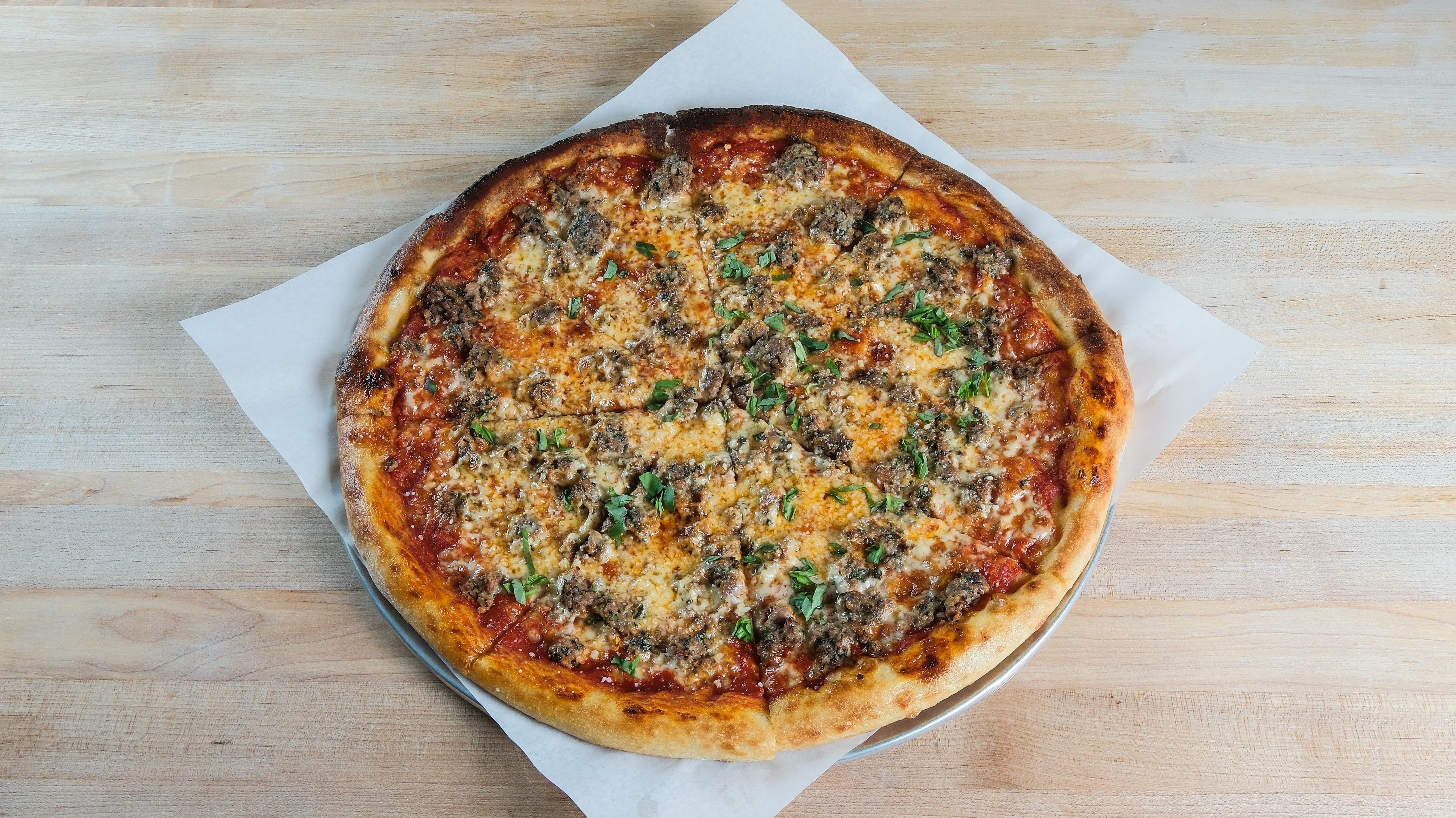 Meatball Pizza